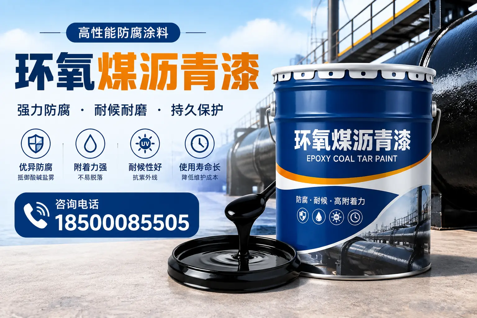 如何选择适合的环氧煤沥青漆?专家建议在五指山的最佳选项